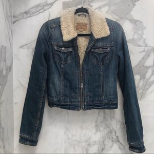Hollister Jean Jacket | Sherpa | Small